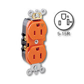 Leviton 5262-IG Back and Side Wired Isolated Ground Slim Design Duplex Receptacle